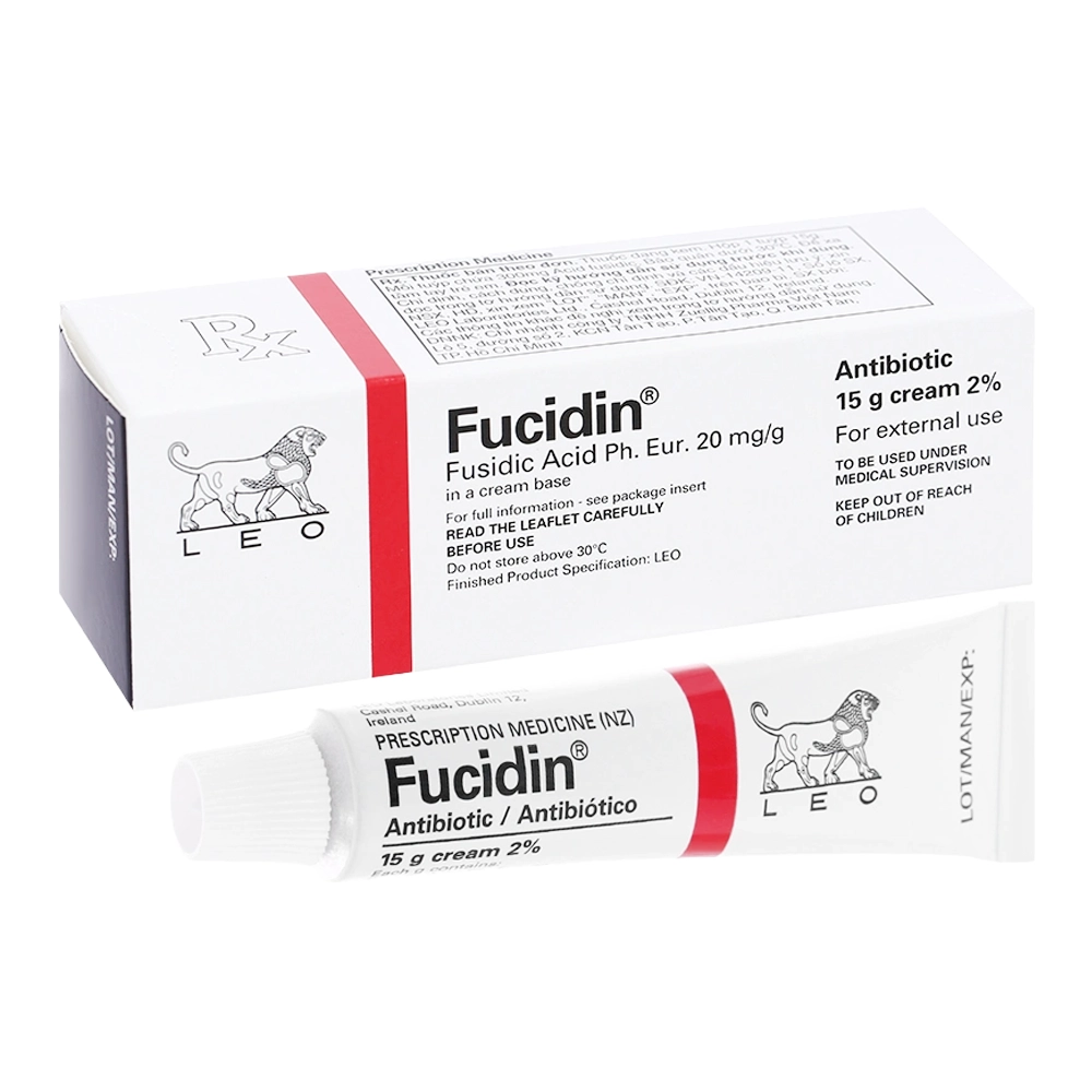 Fucidin Cream 2% Leo Hộp 1 tuýp x 15g