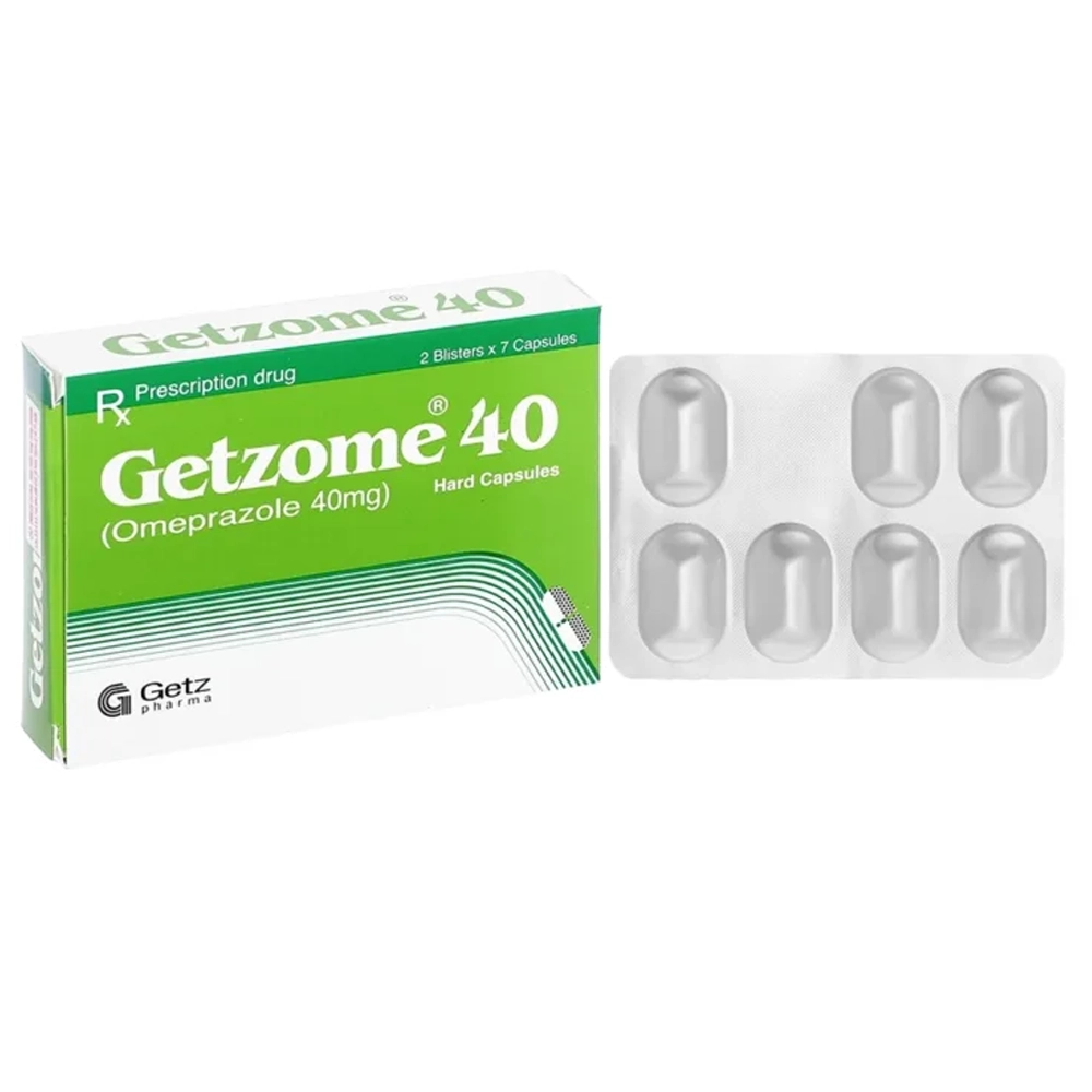 Getzome 40 Getz Pharma 2 vỉ x 7 viên