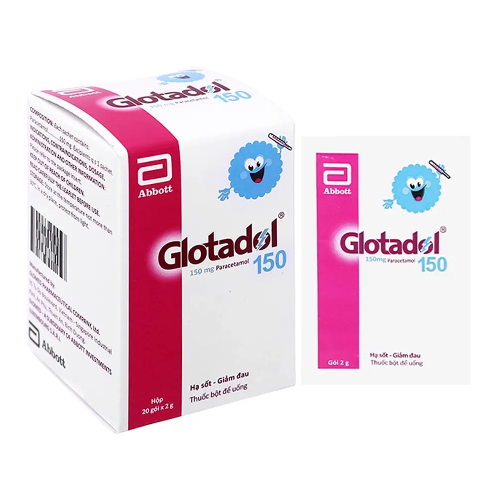 Glotadol 150 Abbott 20 gói x 2g