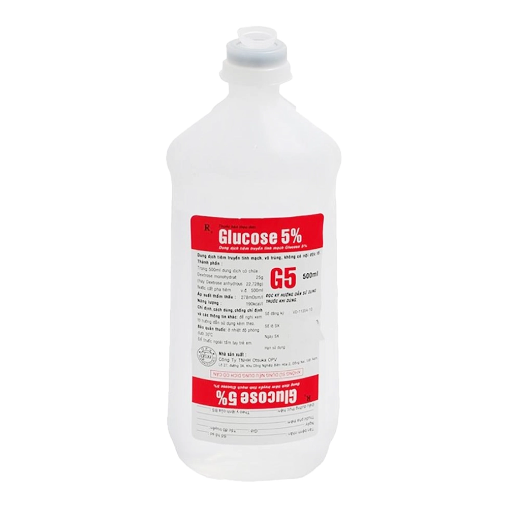 Glucose 5% G5 OPV chai 500ml