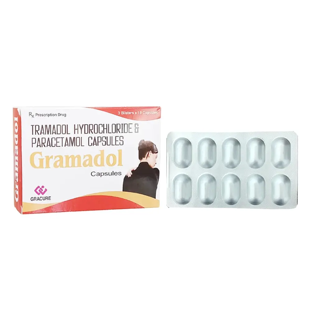 Gramadol Capsules Gracure 3 vỉ x 10 viên