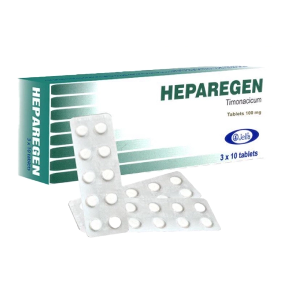 Heparegen 100mg Jelfa 3 vỉ x 10 viên