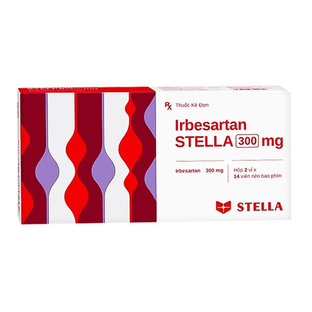 Irbesartan 300 mg Stella 2 vỉ x 14 viên