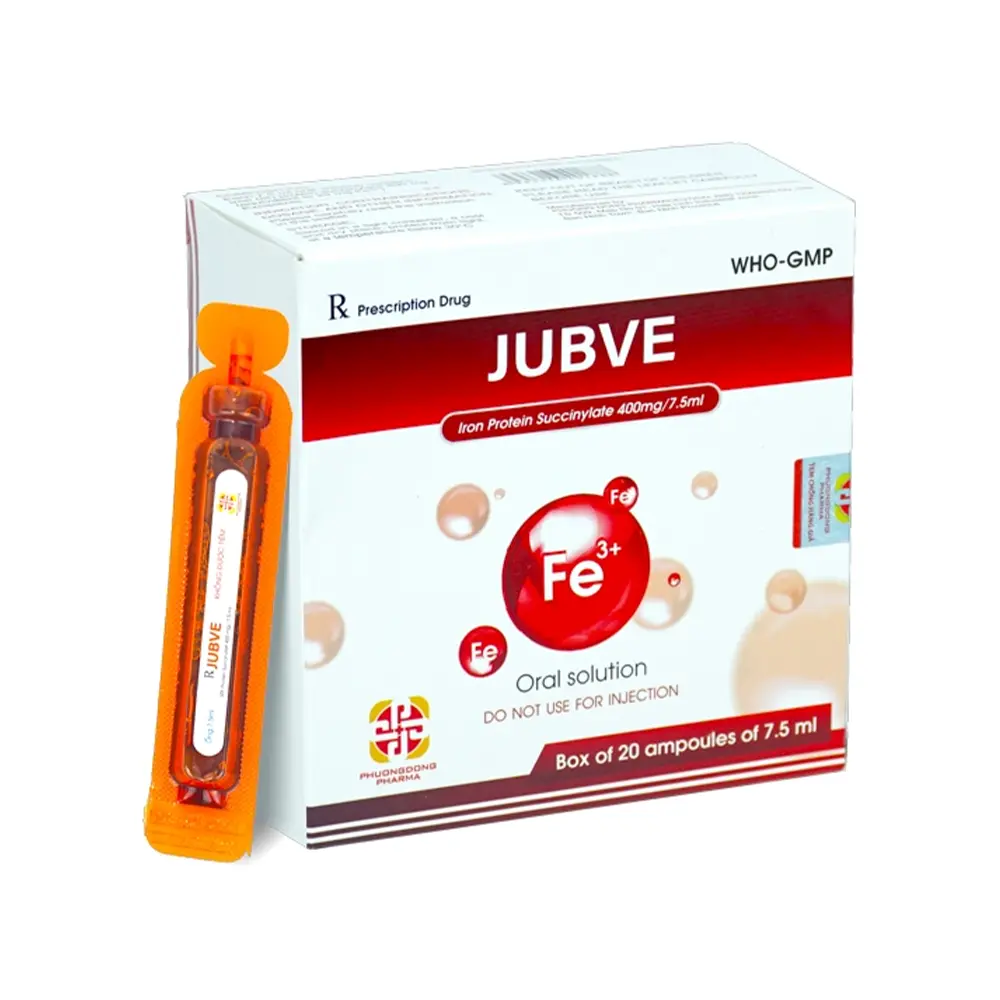 Jubve 400 mg/7.5 ml Phương Đông 20 Ống x 7.5ml