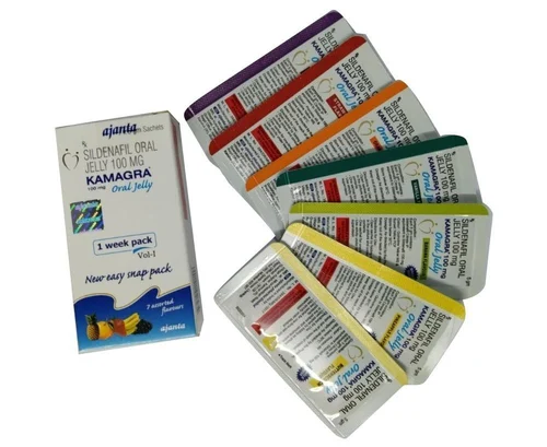 Kamagra Oral Jelly 100mg (Sildenafil 100mg) Ajanta 7 gói x 5g - 3