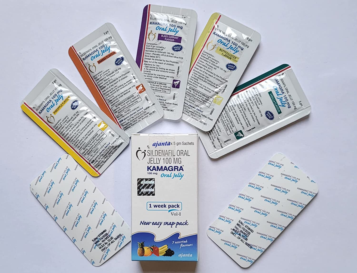Kamagra Oral Jelly 100mg (Sildenafil 100mg) Ajanta 7 gói x 5g - 2