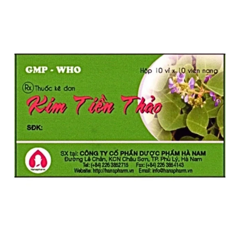 Kim tiền thảo Hà Nam 10 vỉ x 10 viên