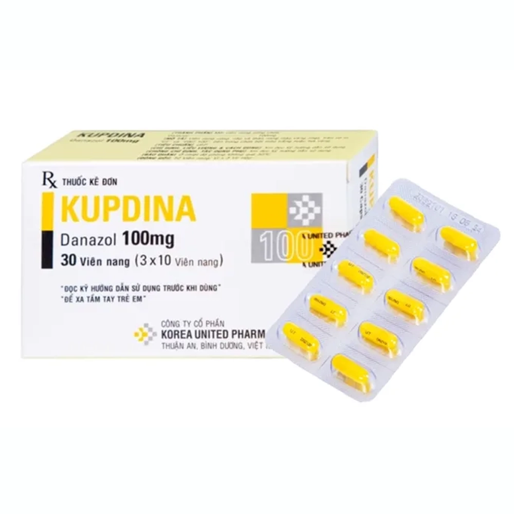 Kupdina 100mg Korea United 3 vỉ x 10 viên