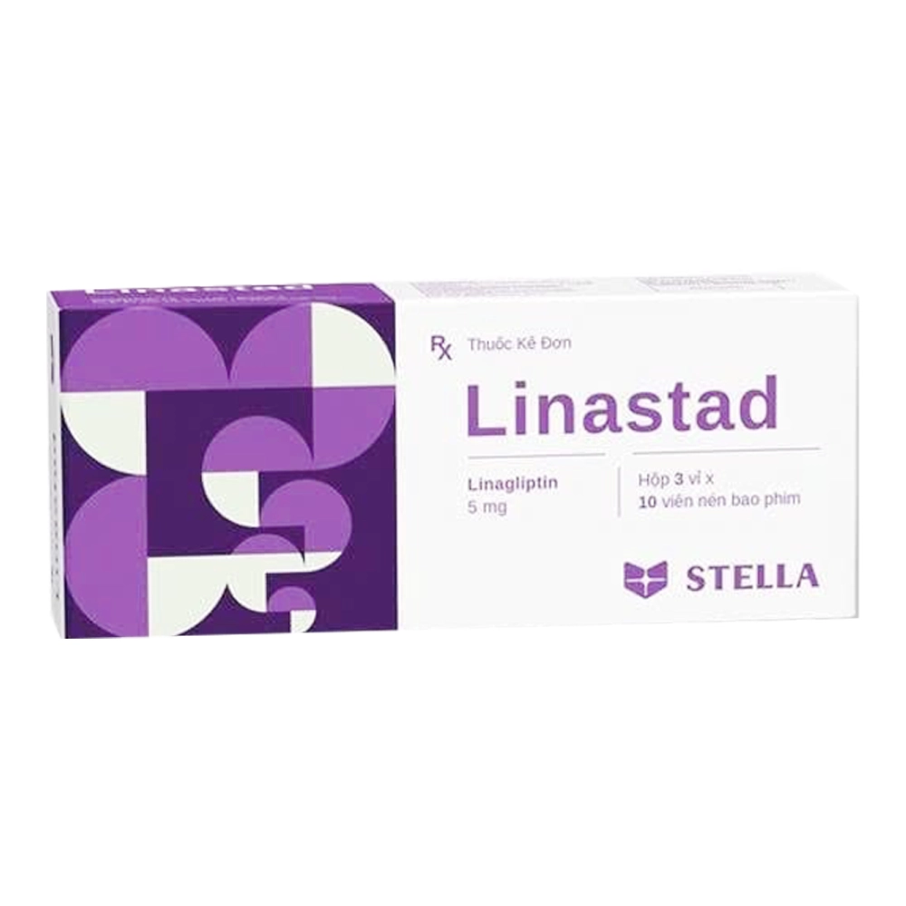 Linastad 5 ( Linagliptin 5mg ) Stella 3 vỉ x 10 viên