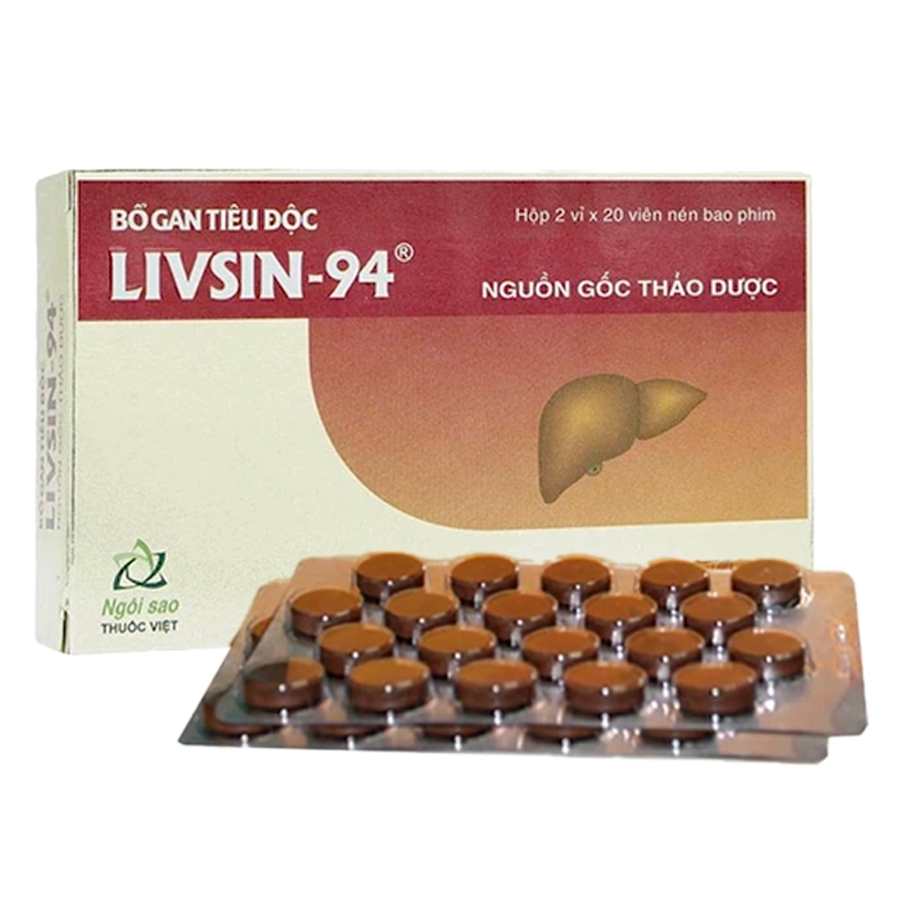 Livsin-94 Hà Tây 2 vỉ x 20 viên