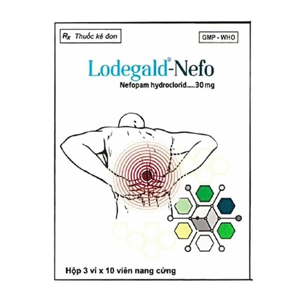 Lodegald-Nefo (Nefopam 30 mg) Phương Đông 3 vỉ x 10 viên