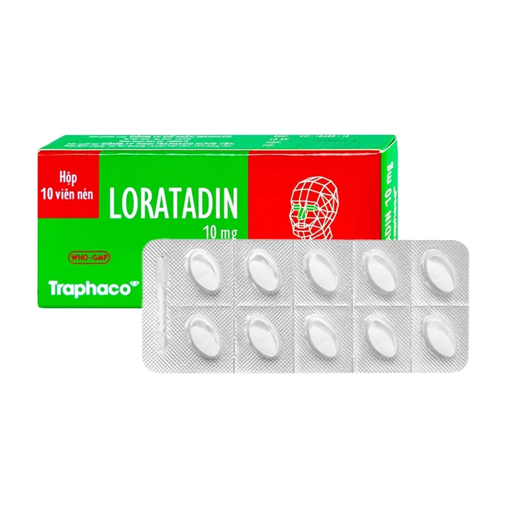 Loratadin 10 mg Traphaco 10 viên