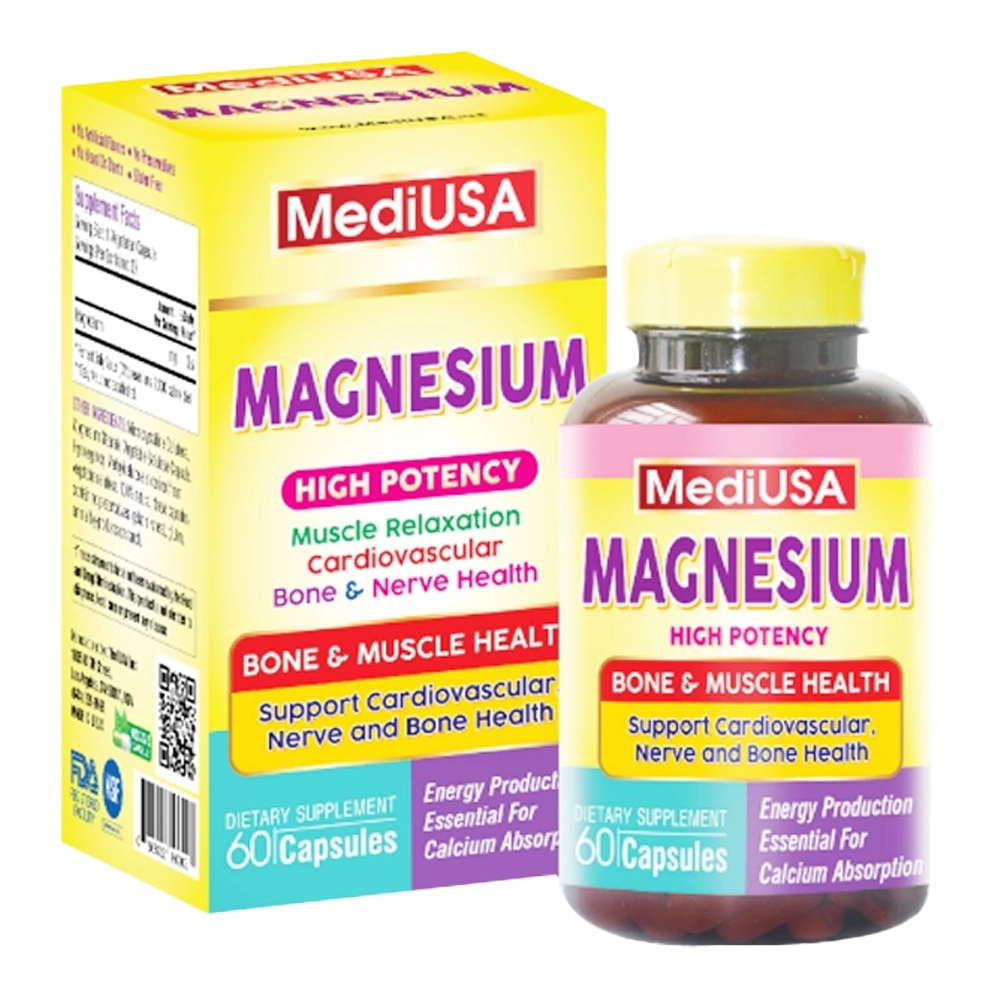 Magnesium MediUSA 60 viên