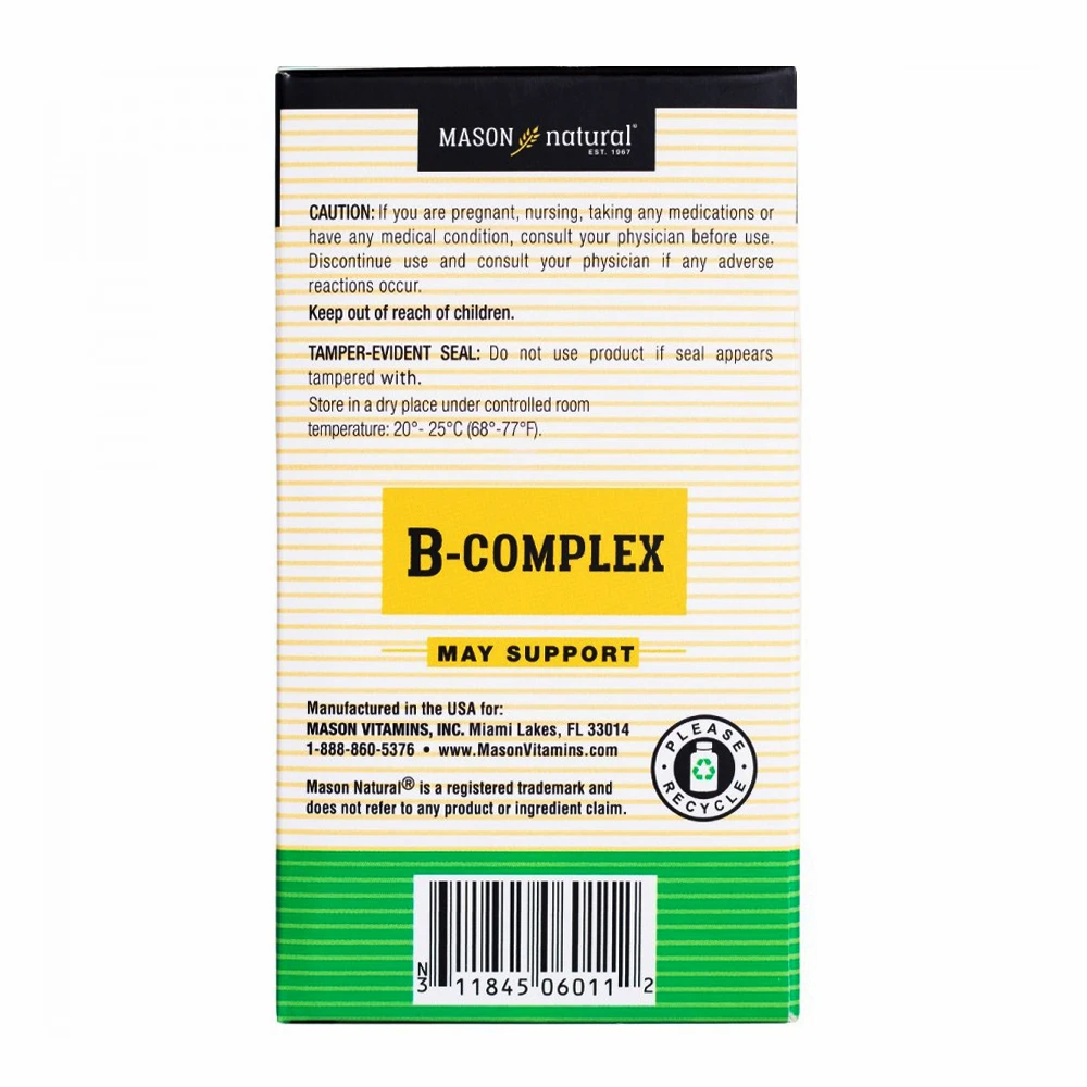 Mason Natural B-Complex 100 viên - 3