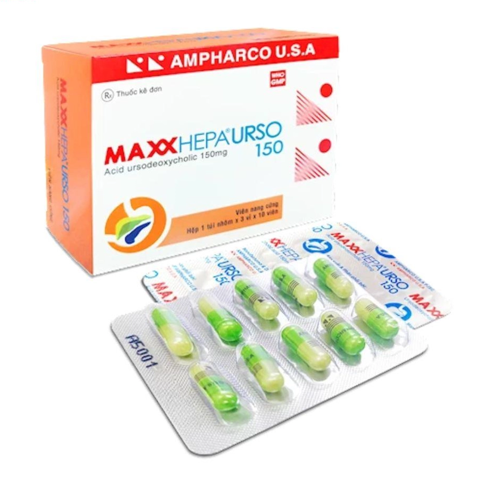 Maxxhepa Urso 150 Ampharco U.S.A 3 vỉ x 10 viên