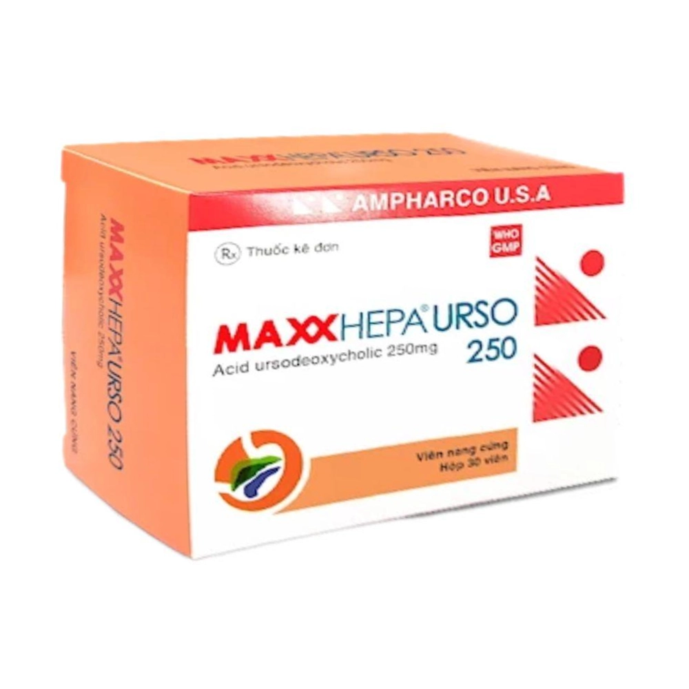 Maxxhepa Urso 250 Ampharco U.S.A 1 vỉ x 10 viên