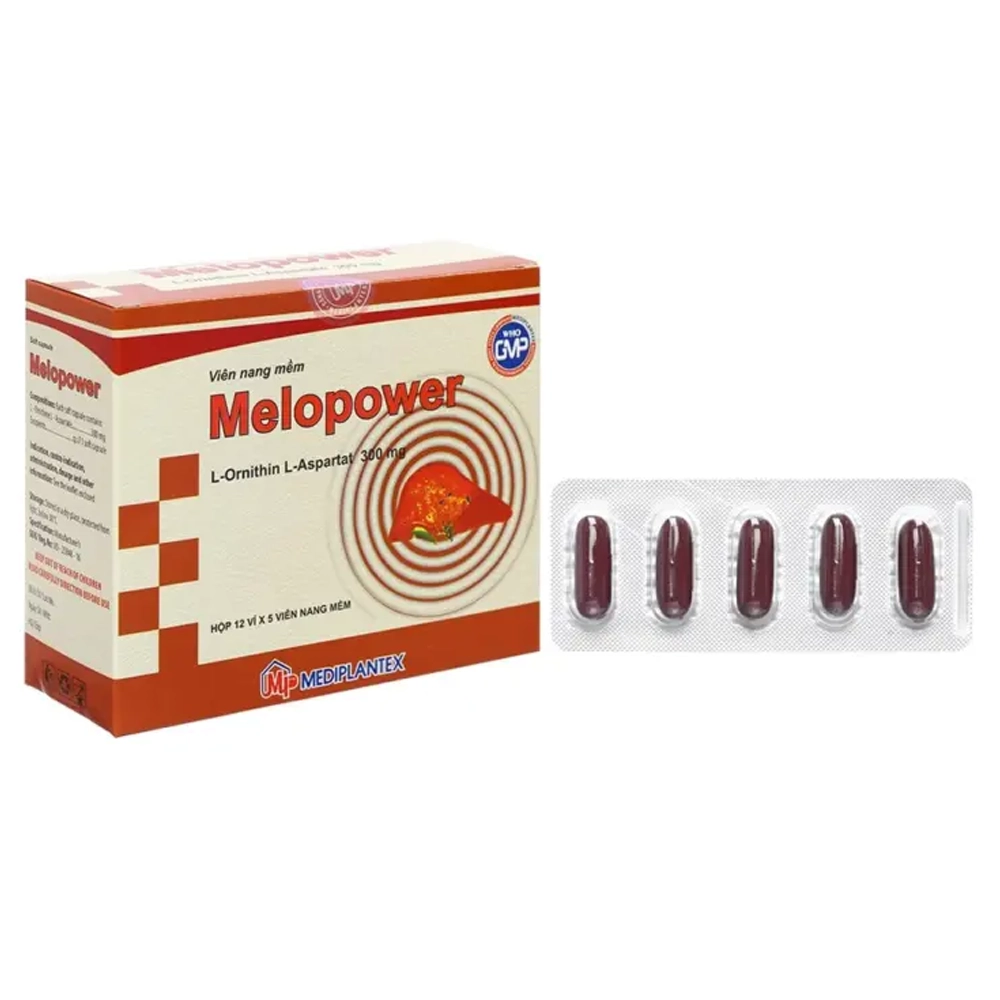 Melopower 300 Mediplantex 12 vỉ x 5 viên