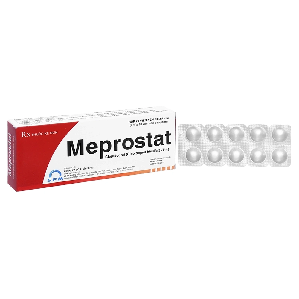 Meprostat 75mg S.P.M 2 vỉ x 10 viên