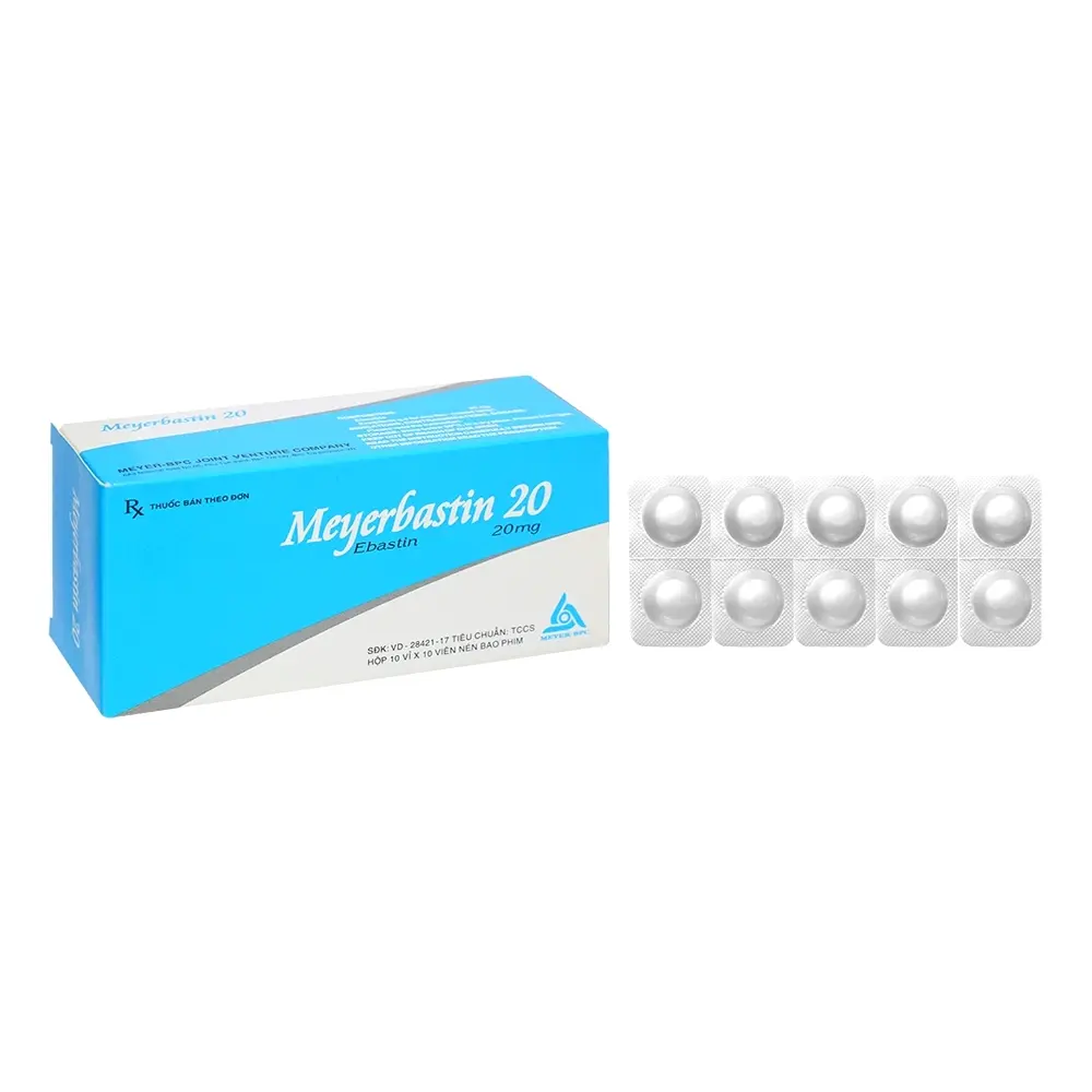 Meyerbastin 20 Meyer-BPC 10 vỉ x 10 viên