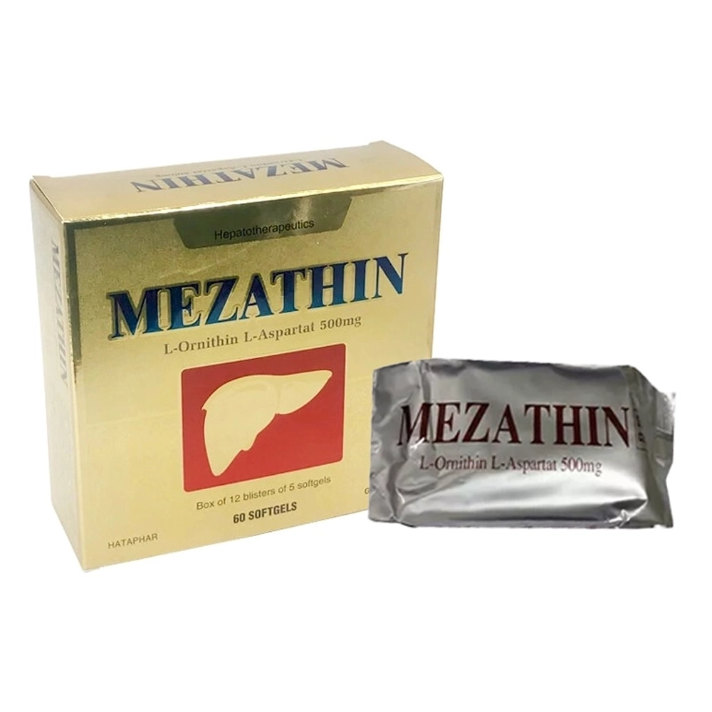 Mezathin 500mg Hà Tây 12 vỉ x 5 viên