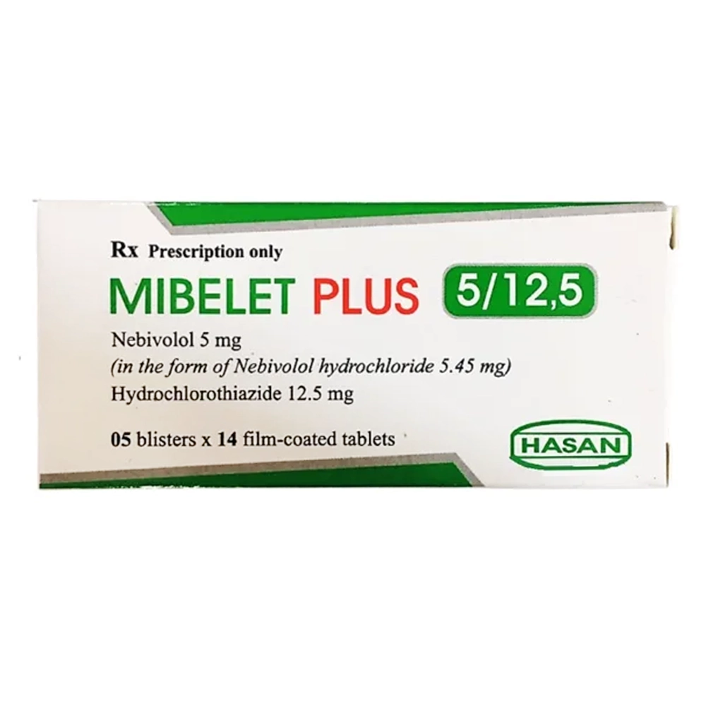 Mibelet Plus 5/12.5 Hasan 5 vỉ x 14 viên
