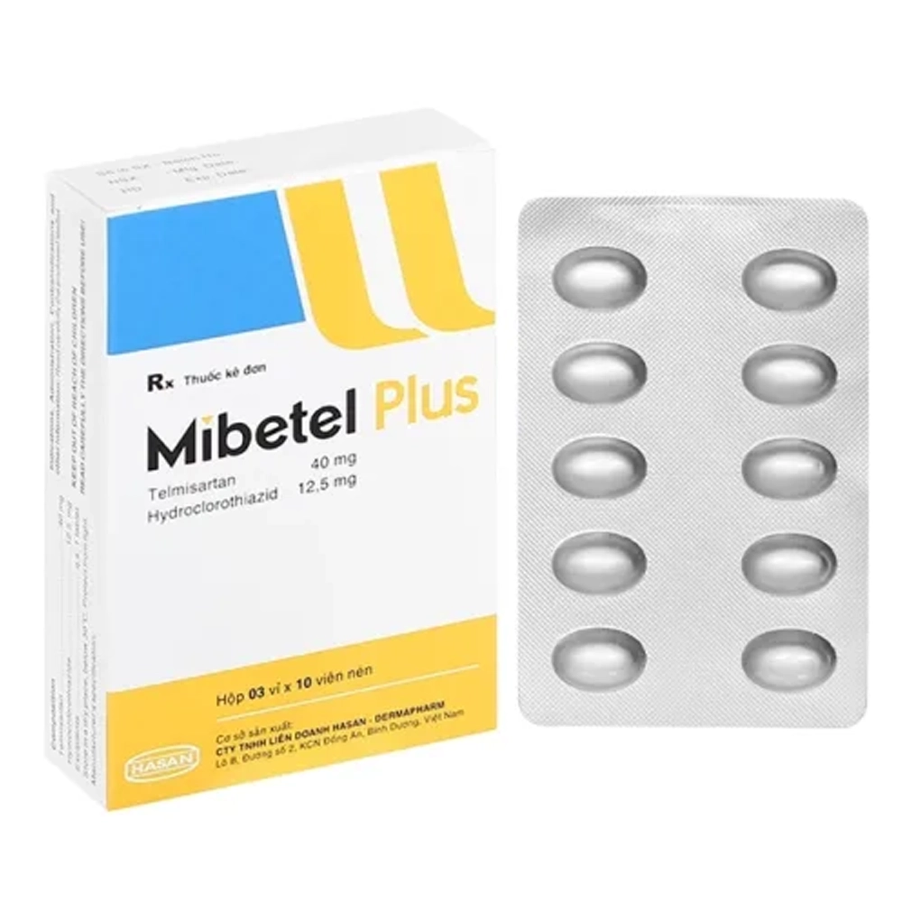 Mibetel Plus Hasan 3 vỉ x 10 viên