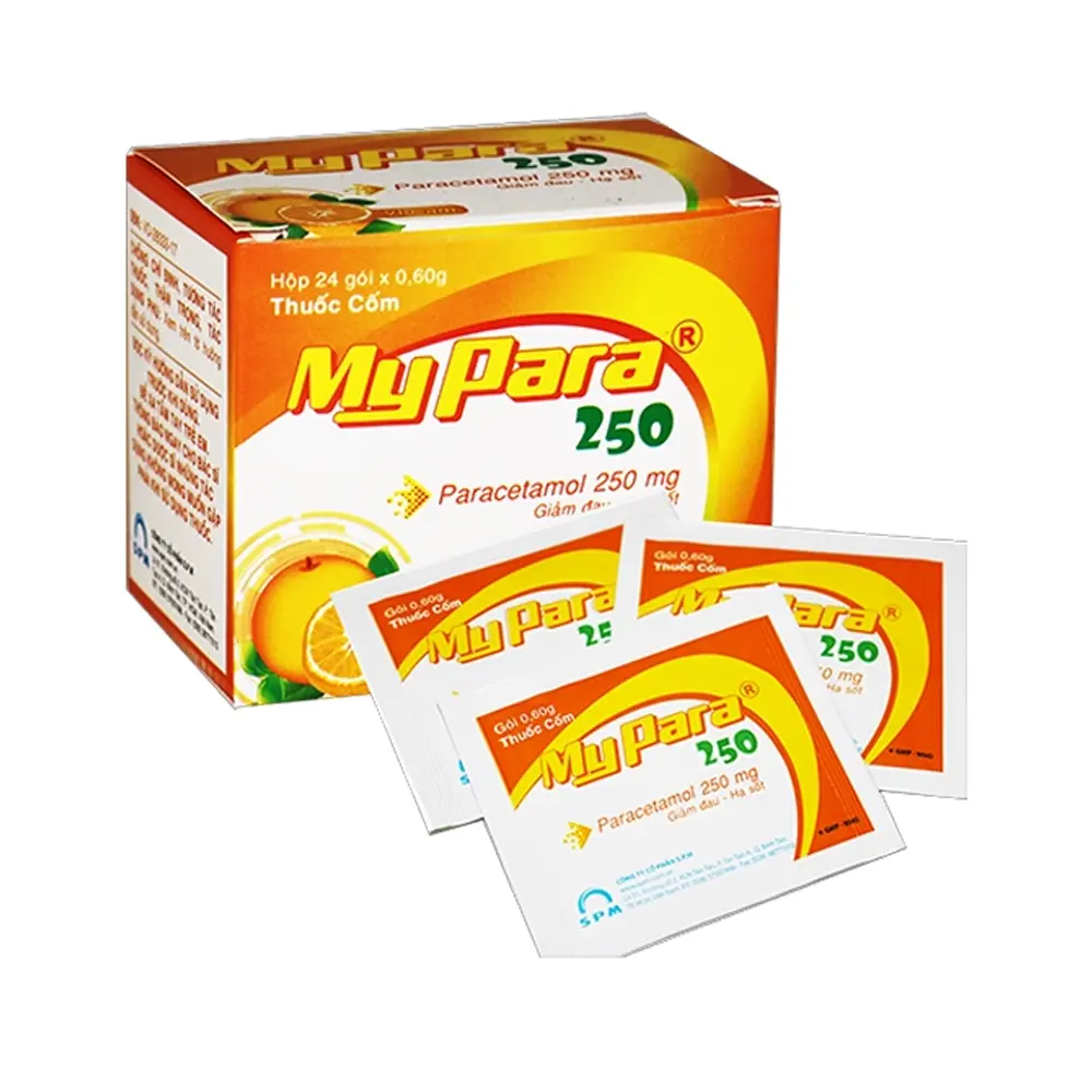MyPara 250 mg S.P.M hộp 24 gói x 0.6g