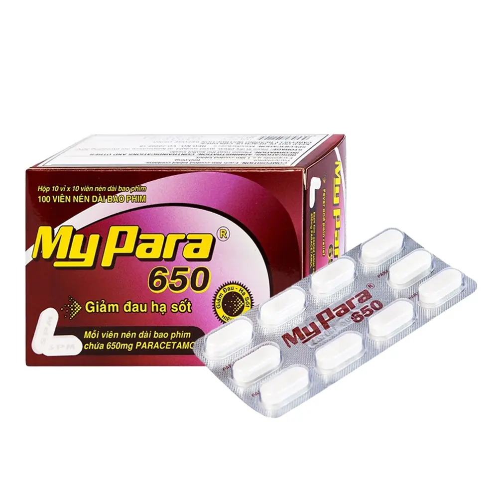 MyPara 650 mg S.P.M 10 vỉ x 10 viên