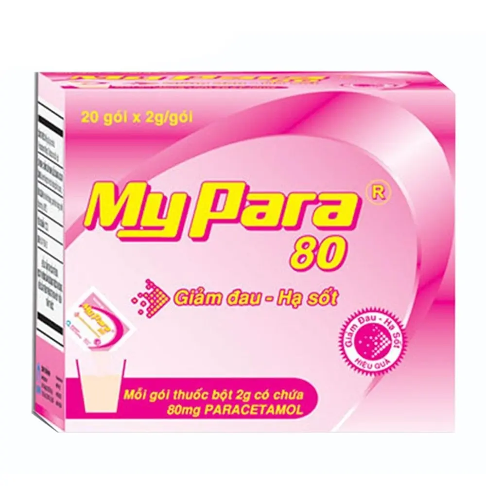 MyPara 80mg S.P.M 20 gói x 2g