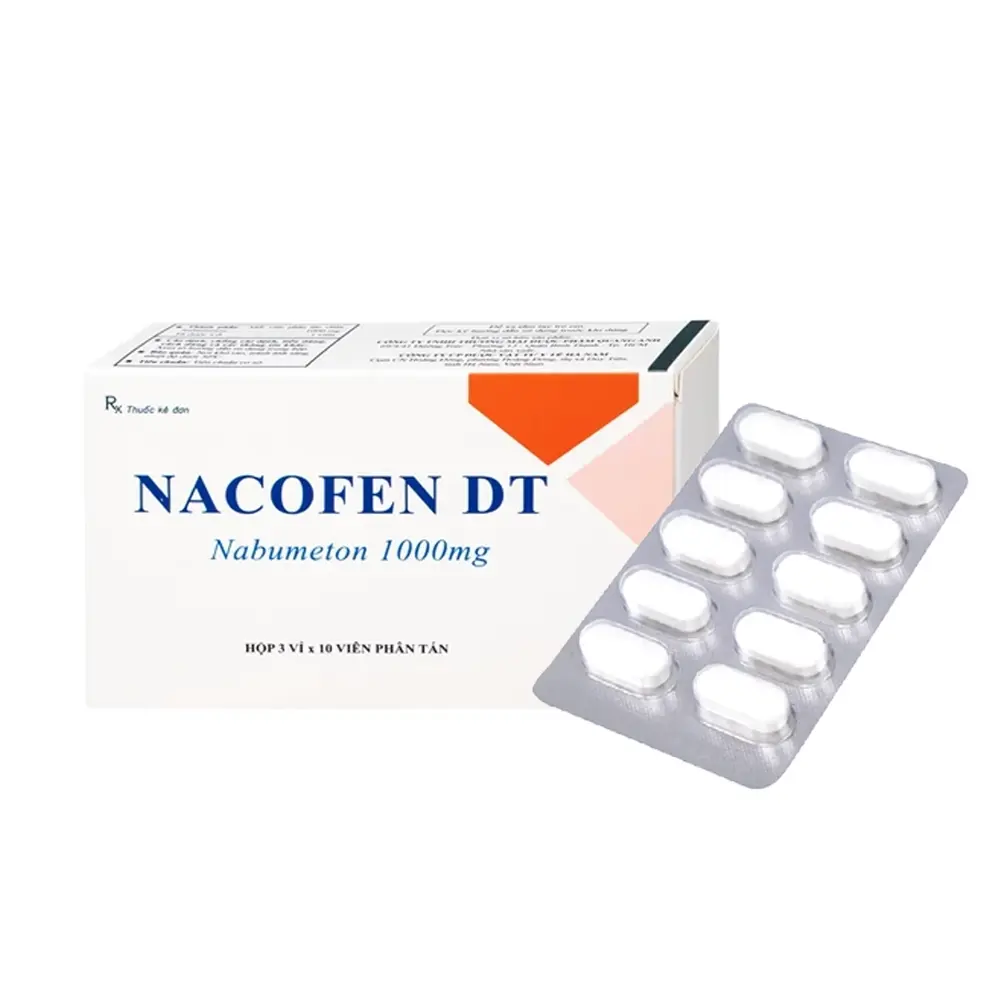 Nacofen DT 1000 mg Hà Nam 3 vỉ x 10 viên