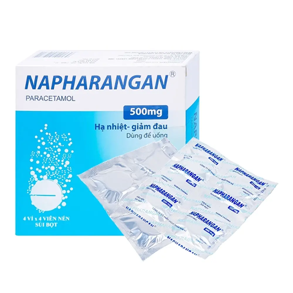 Napharangan 500 mg Nam Hà 4 vỉ x 4 viên
