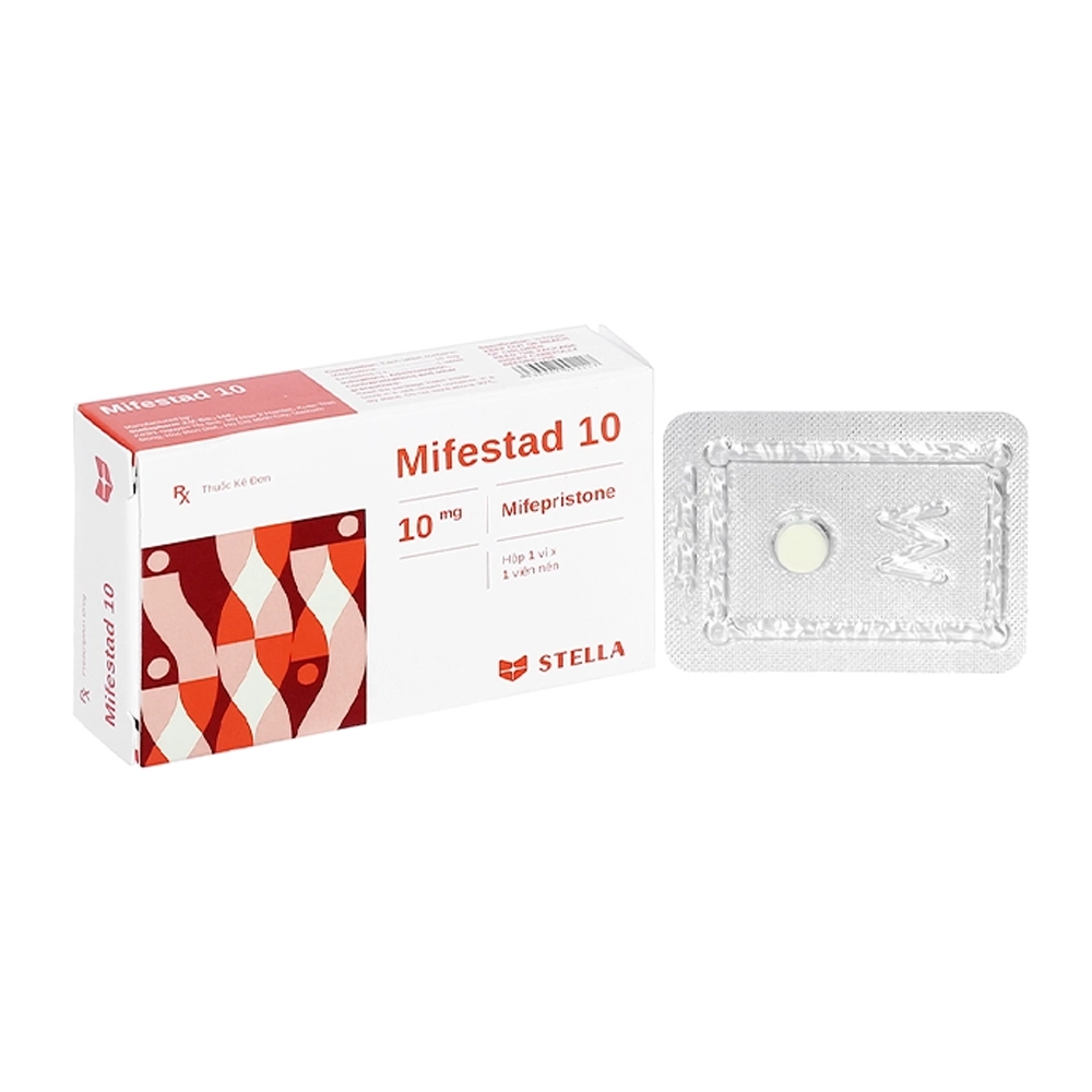 Ngừa Mifestad 10mg Stella 1 vỉ x 1 viên