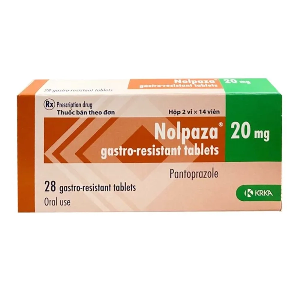 Nolpaza 20mg KRKA 2 vỉ x 14 viên