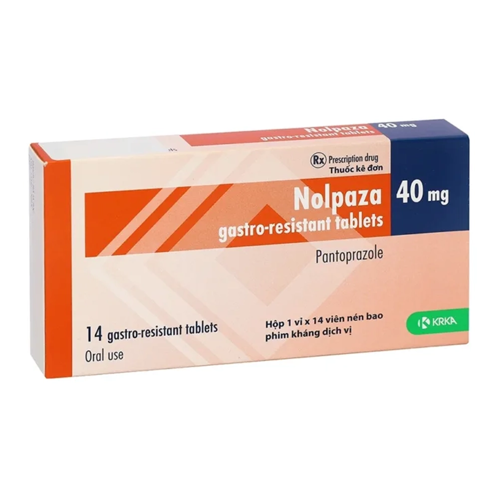 Nolpaza 40mg (Pantoprazole 40mg) KRKA 1 vỉ x 14 viên