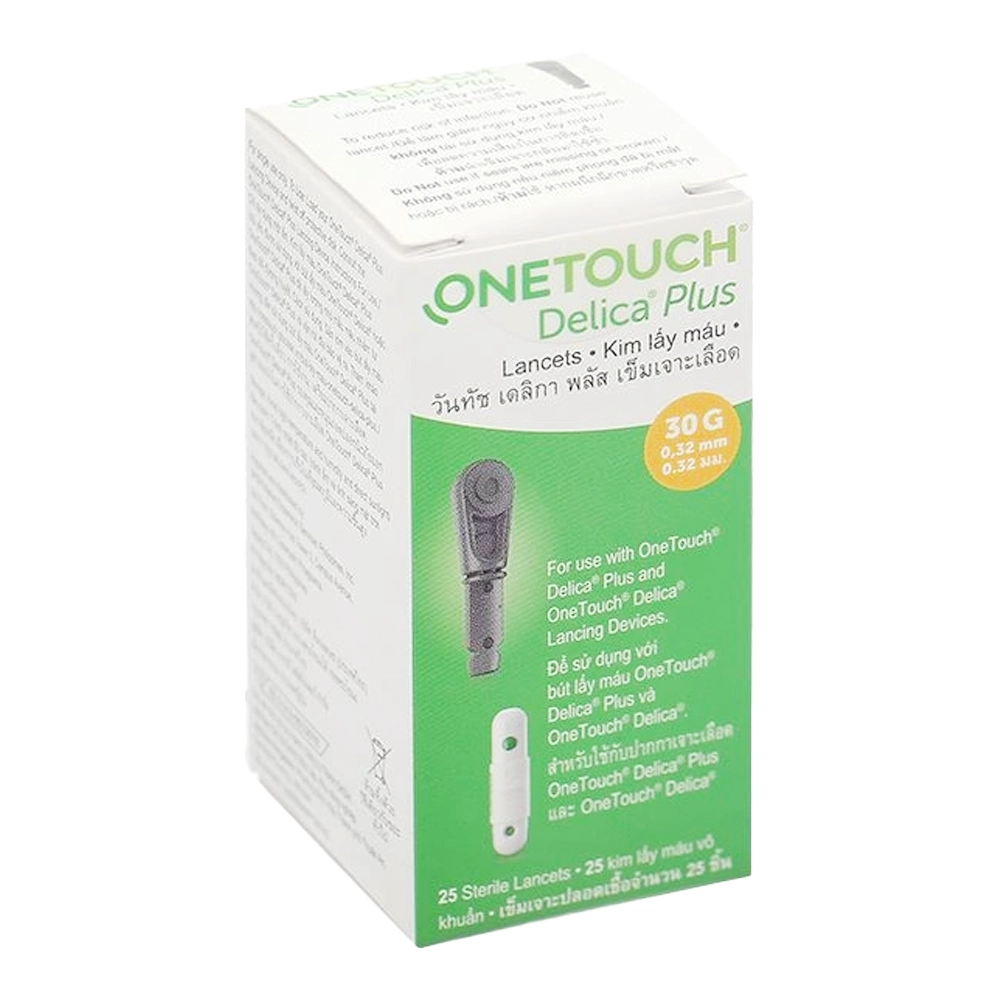 Ometouch Delica Plus Hộp 25 que - Kim lấy máu
