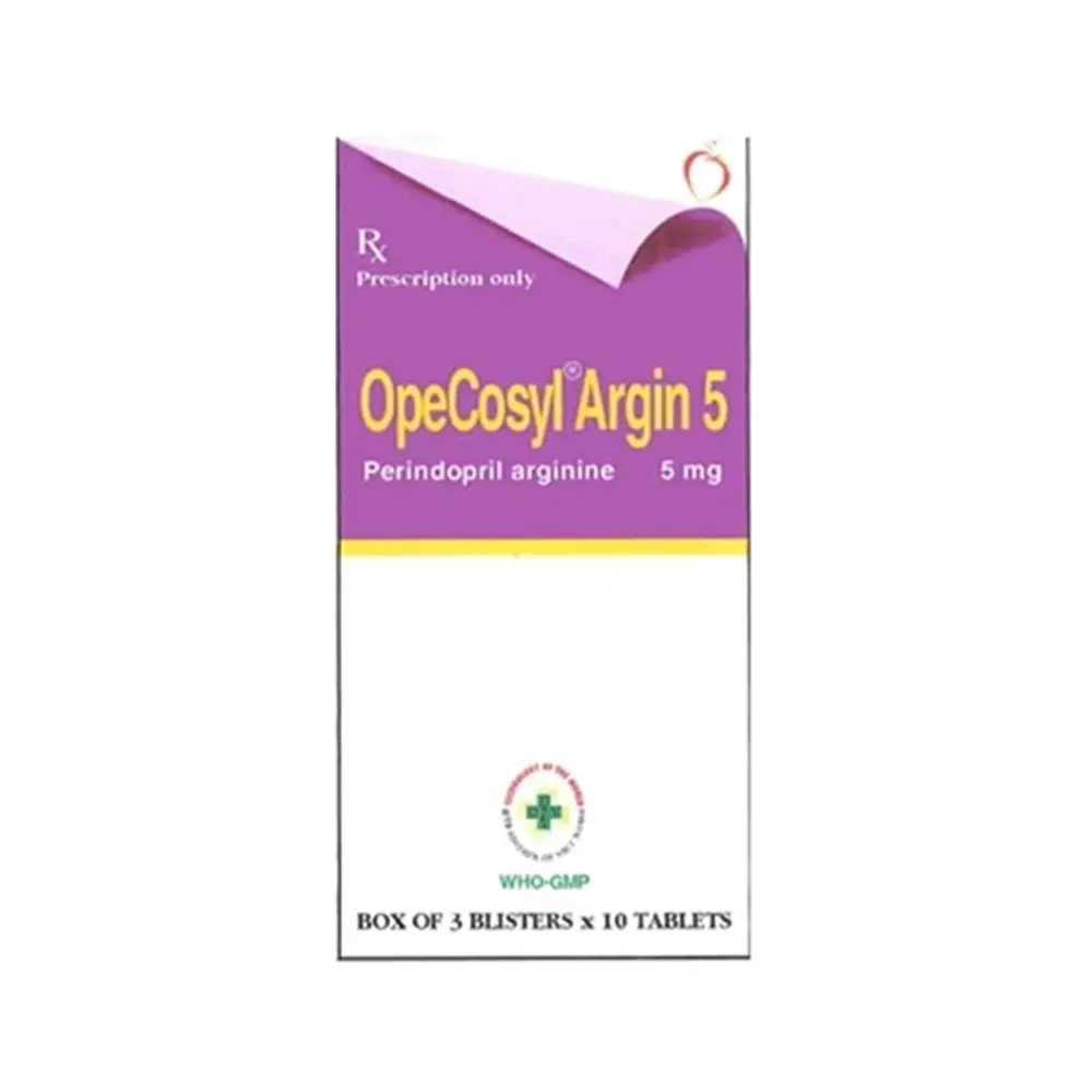 OpeCosyl Argin 5 (Perindopril arginine 5 mg) OPV 3 vỉ x 10 viên
