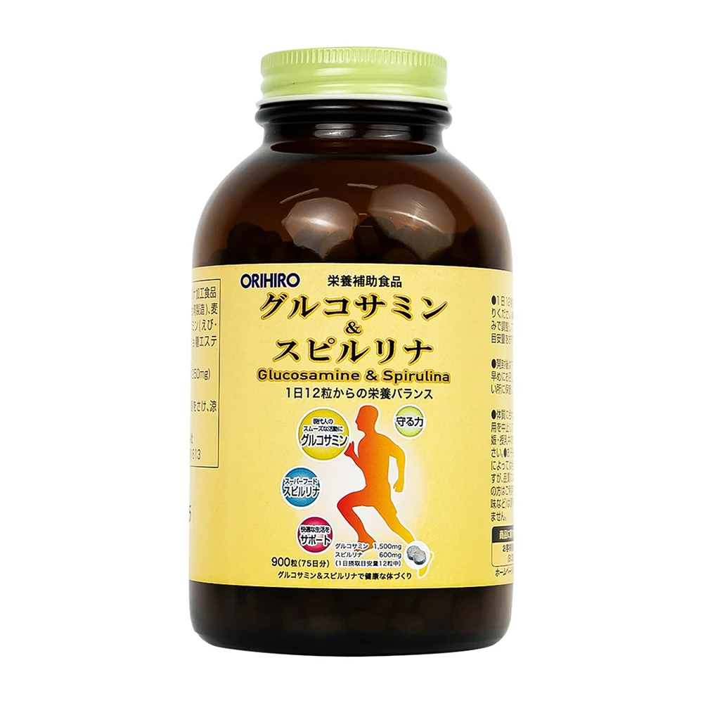 Orihiro Glucosamine & Spirulina Orihiro 900 Viên - 5