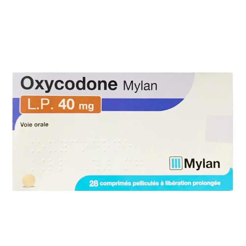 Oxycodone 40 mg Mylan 4 vỉ x 7 viên