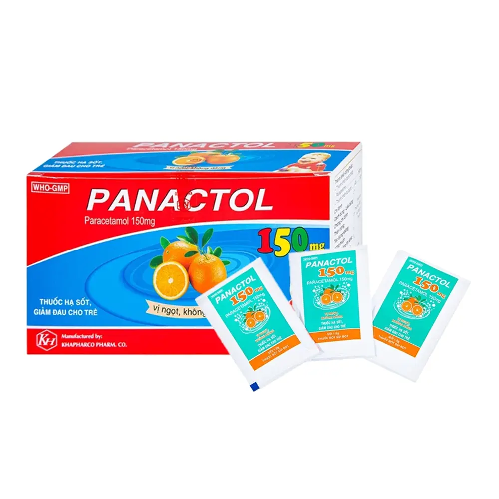 Panactol 150 mg Khapharco 48 gói x 1.5g