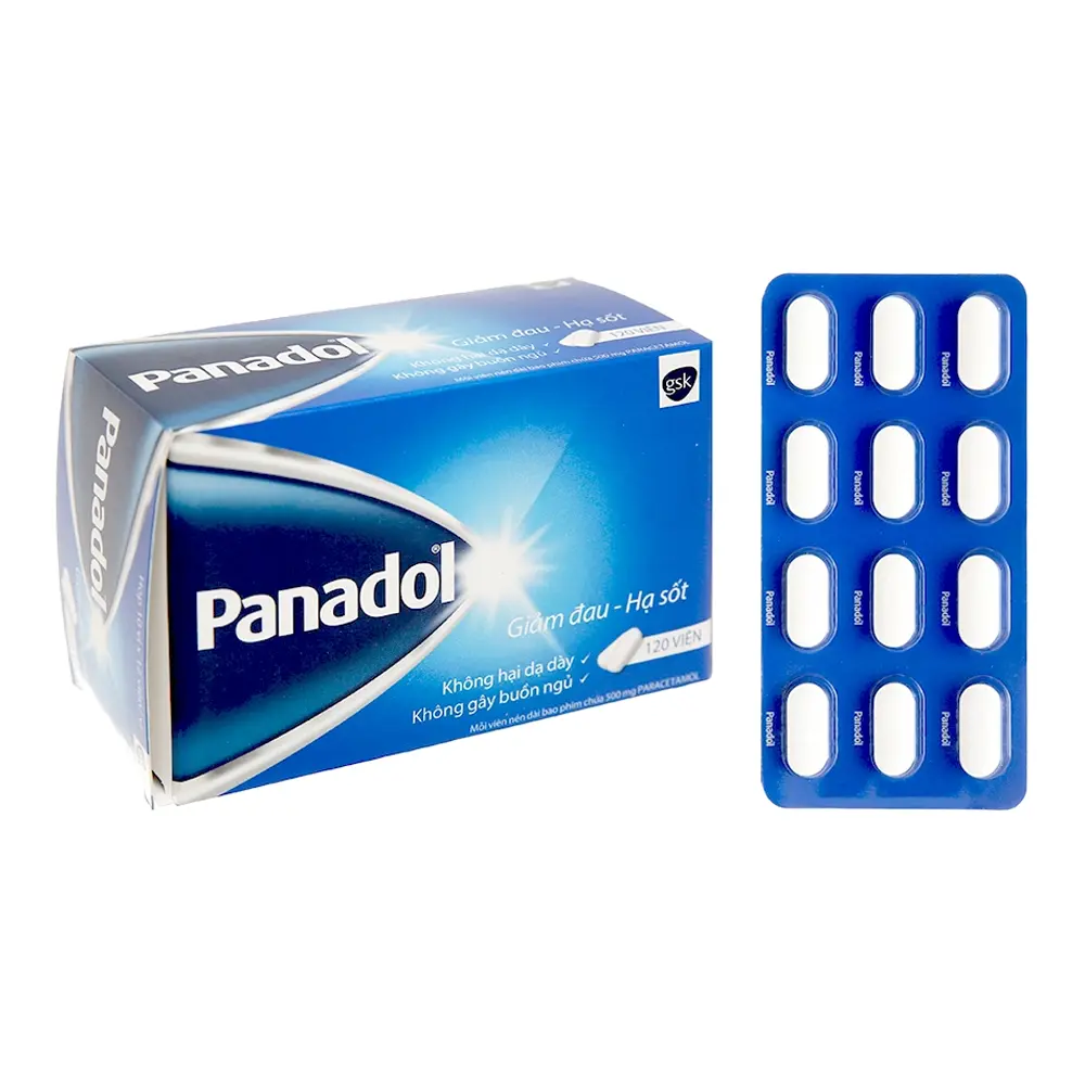 Panadol 500 mg GSK 10 vỉ x 12 viên