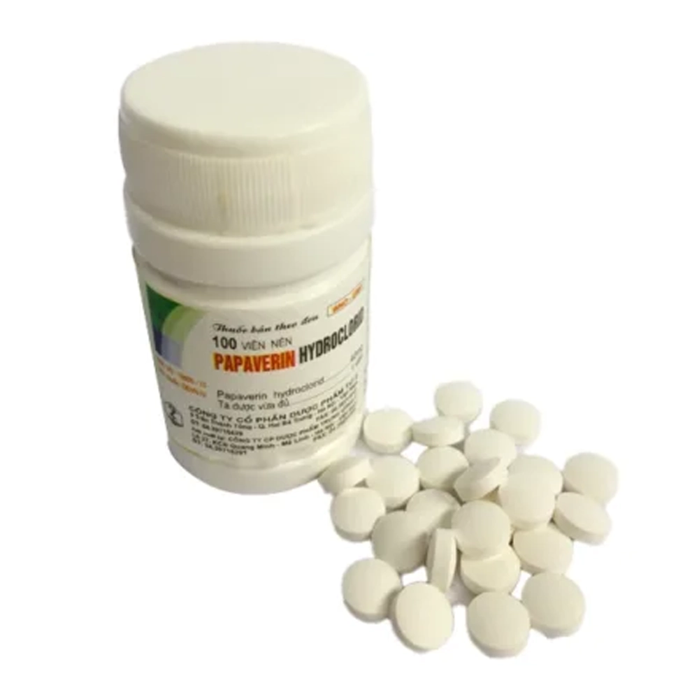 Papaverin hydroclorid Dopharma lọ 100 viên