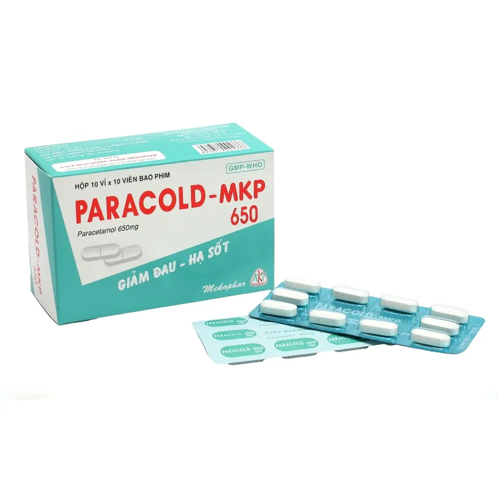 Paracold-MKP 650 Mekophar 10 vỉ x 10 viên