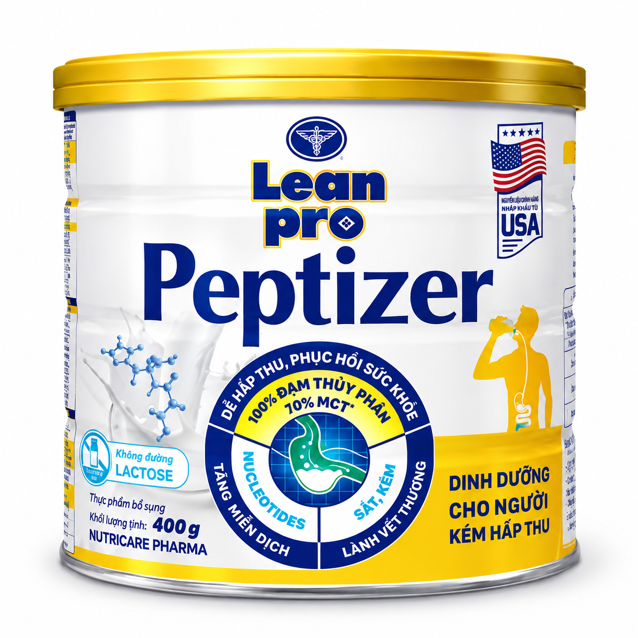 Sữa Leanpro Peptizer Nutricare 400g