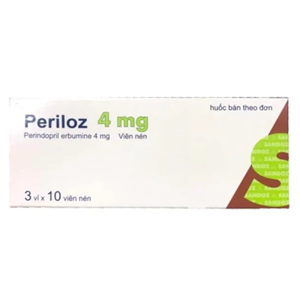 Periloz 4mg Sandoz 3 vỉ x 10 viên