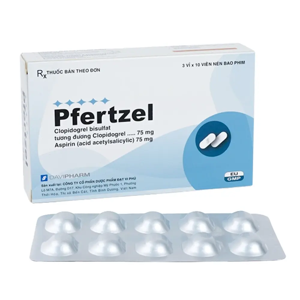 Pfertzel DaViPharm 3 vỉ x 10 viên