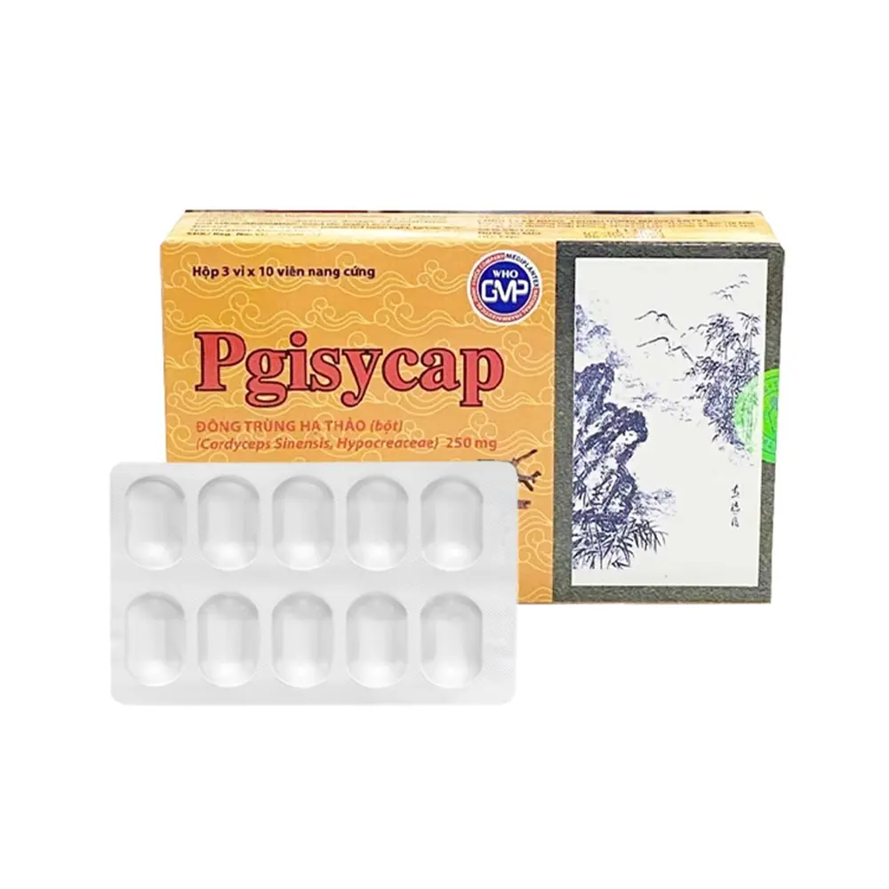 Pgisycap 250 Mediplantex 3 vỉ x 10 viên