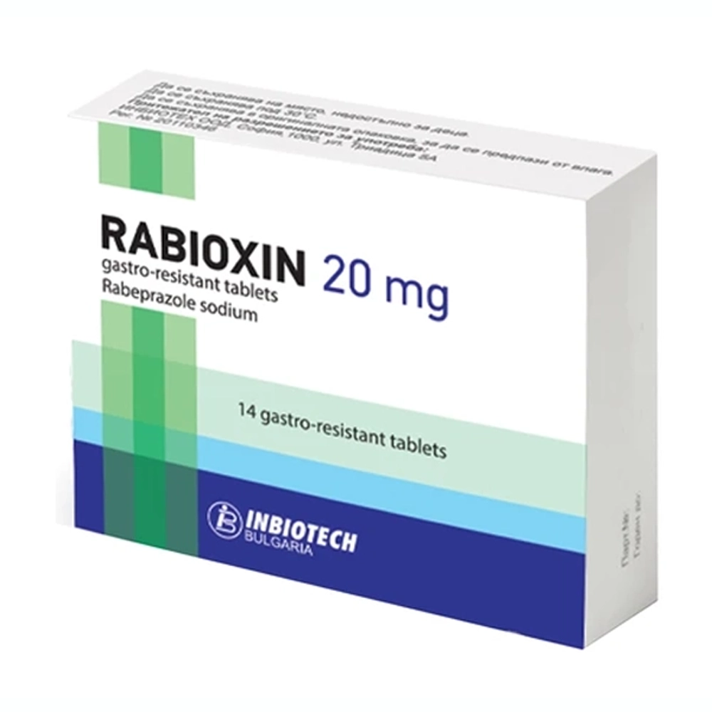 Rabioxin 20mg Inbiotech 1 vỉ x 14 viên