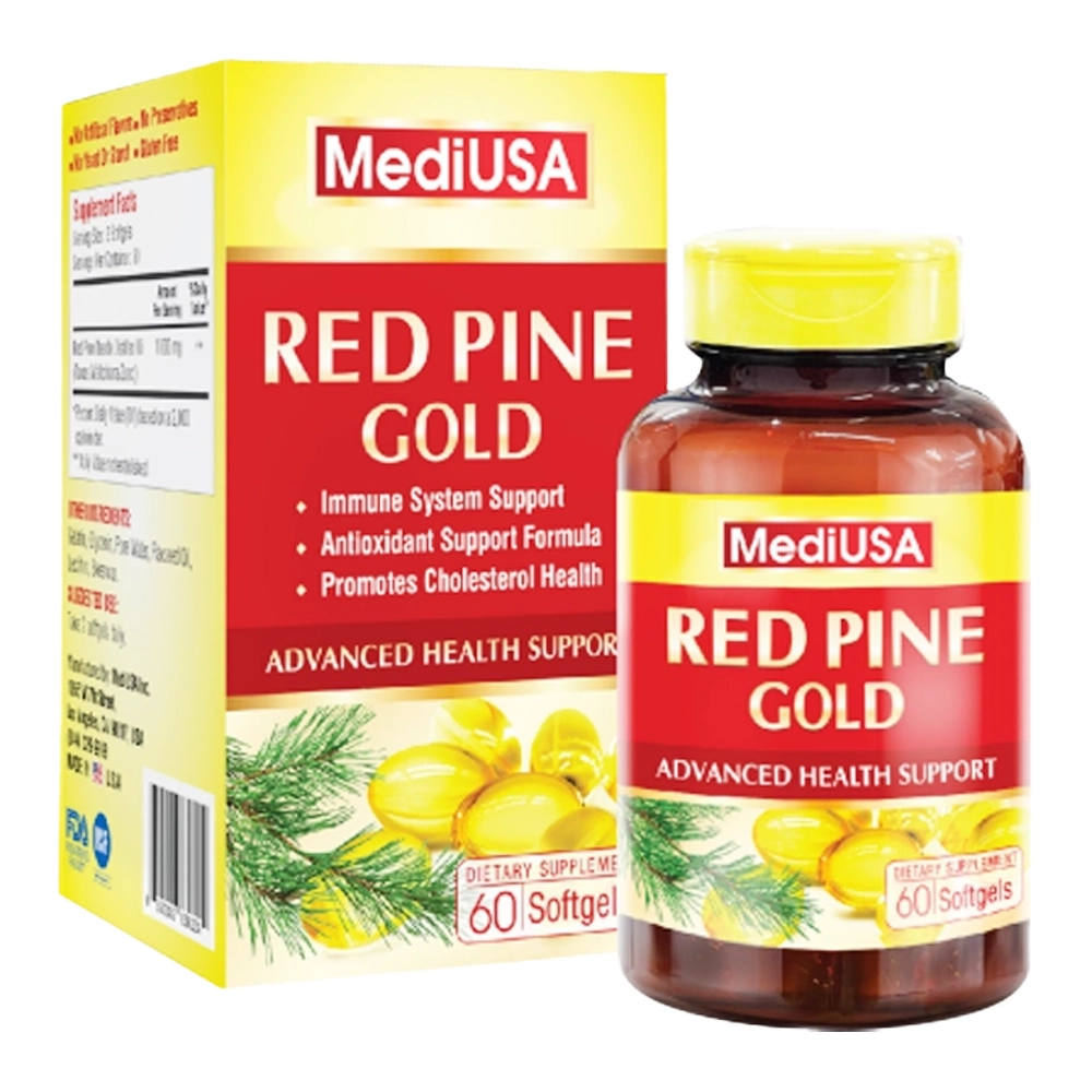 Red Pine Gold MediUSA 60 viên