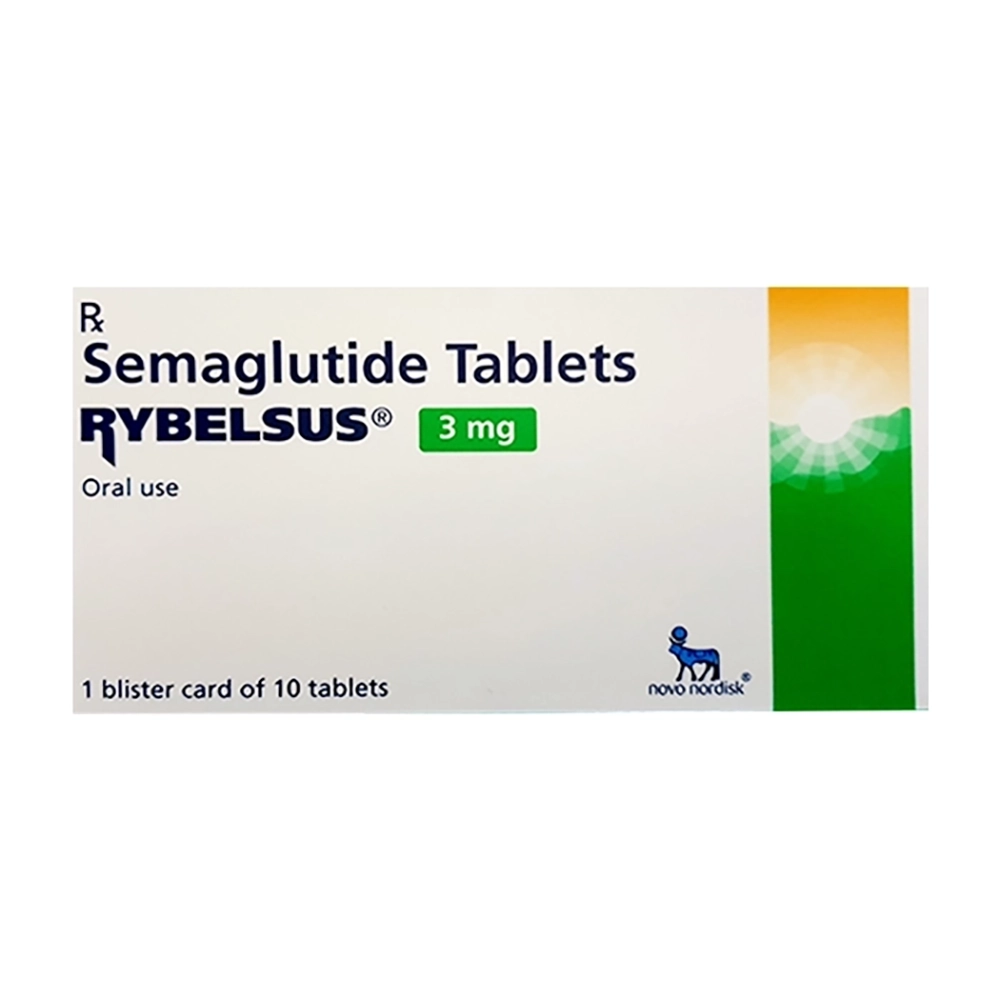 Rybelsus 3mg (Semaglutide 3mg) Novo Nordisk 1 vỉ x 10 viên