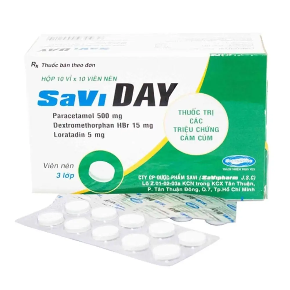 SaVi Day Savi 10 vỉ x 10 viên
